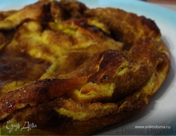 Испанский заварной пирог с корицей