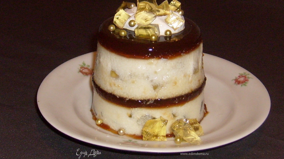 Кофейно-молочный десерт с кислинкой