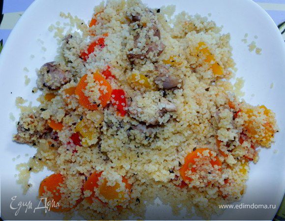 Кускус с курицей и овощами Кускус с курицей и овощами