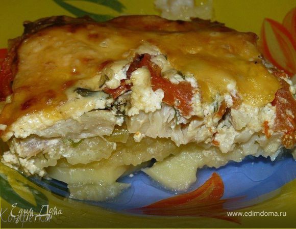 Обалденная вкусная запеканка картофельная с рыбкой! Обалденная вкусная запеканка картофельная с рыбкой!