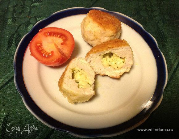 Куриные котлеты с сыром в мультиварке