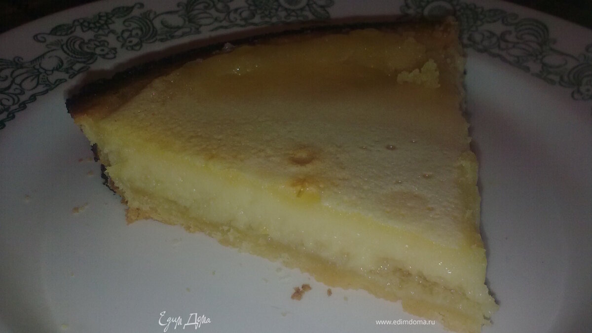 Французский лимонный тарт