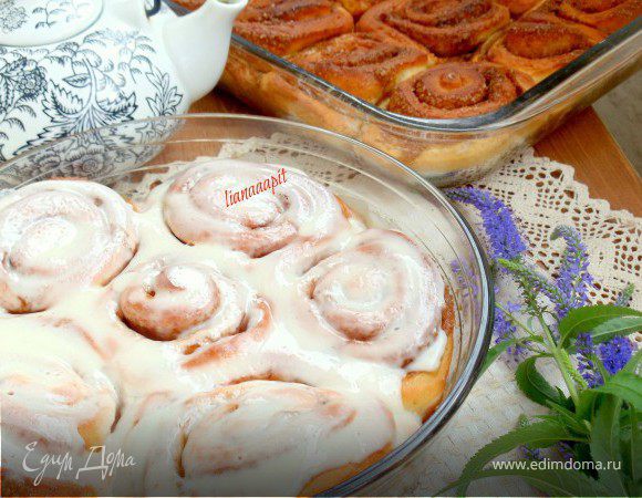 Булочки синнабон Булочки синнабон