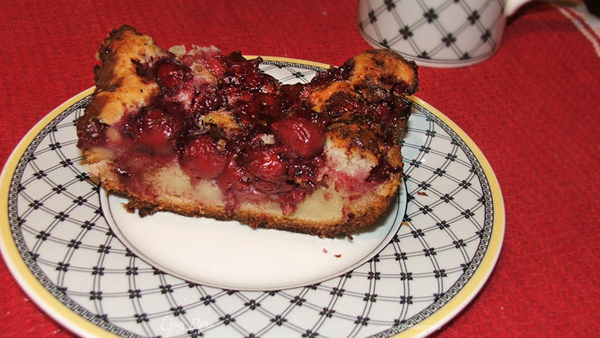 Быстрый пирог «Вишенка»