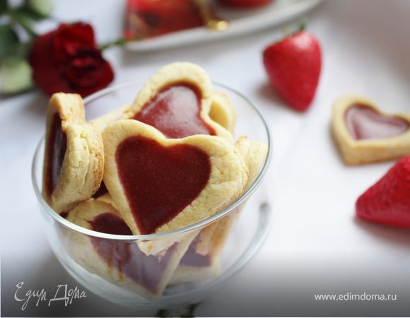 Клубничные сердечки Клубничные сердечки