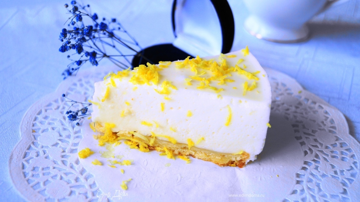 Лимонный торт-суфле "Полночь в Париже"