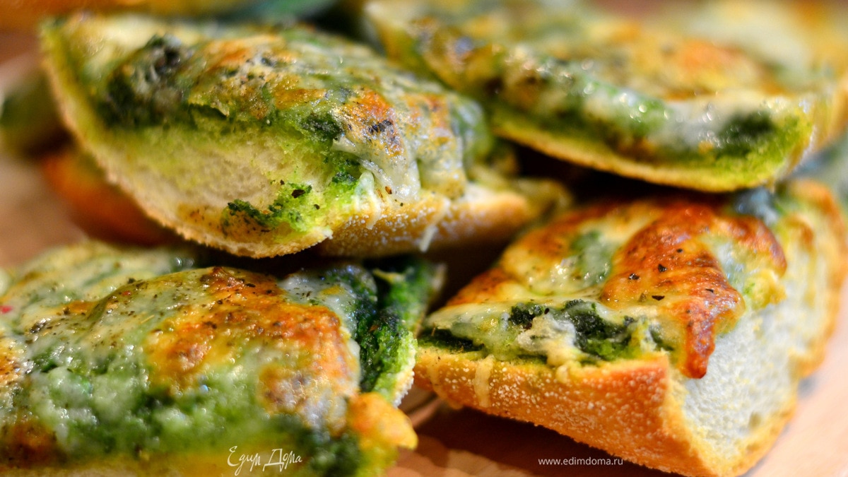 Сырно-чесночный хлеб