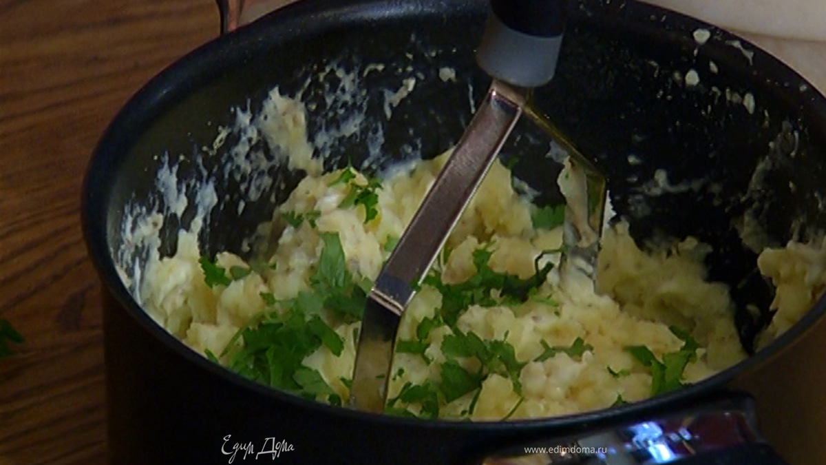 Картофельное пюре с йогуртом и специями