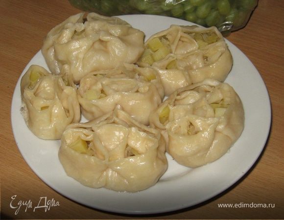 Манты с овощами Манты с овощами