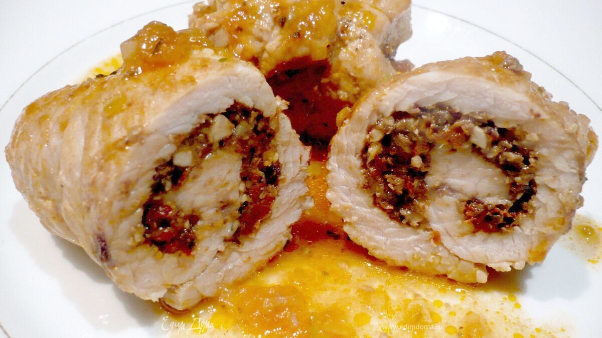 Рулеты из грудки индейки «Зигзаг удачи»