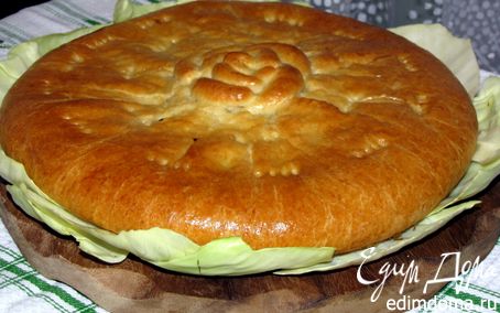 Рецепт Нежный пирог с капустой