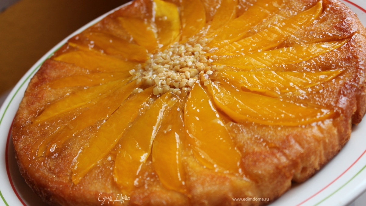 Пирог с манго