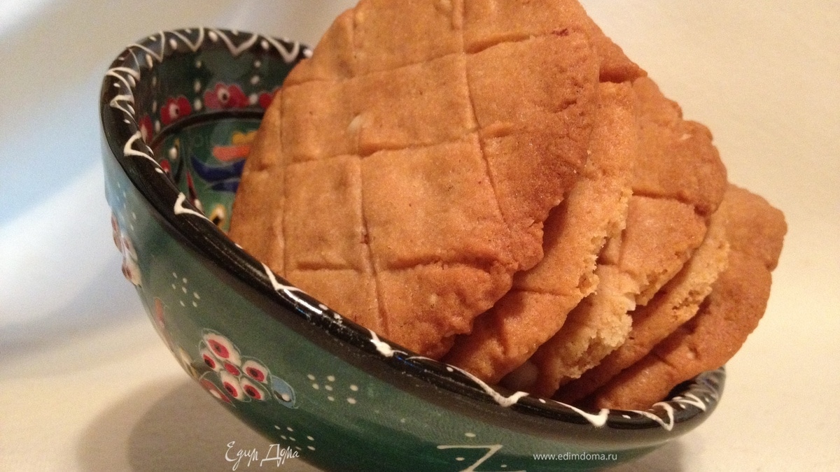 Быстрое печенье с арахисом