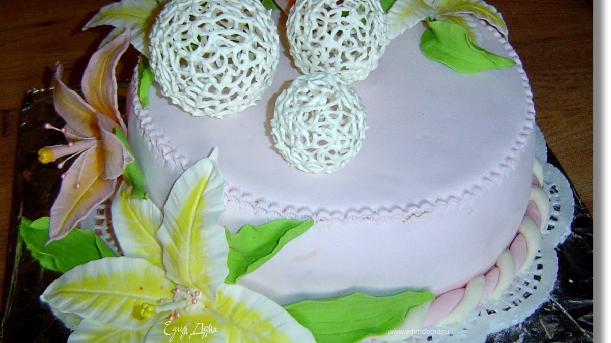 Торт "Зимние мечты"