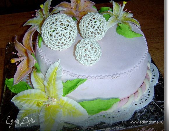 Торт "Зимние мечты"