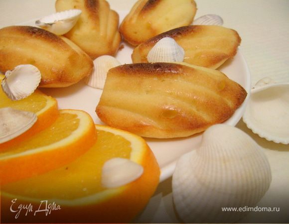 Апельсиновое "Мадлен" с рикоттой