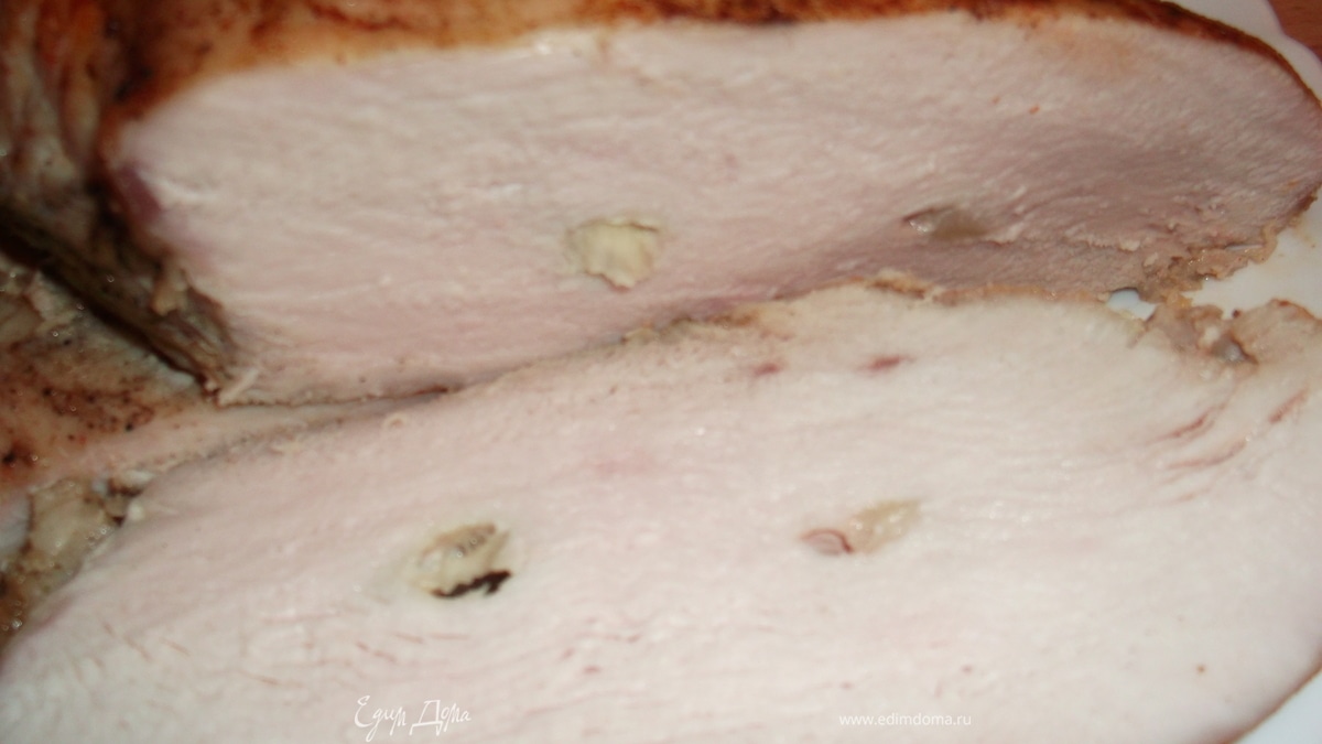 сочная пастрома из индюшиной грудки