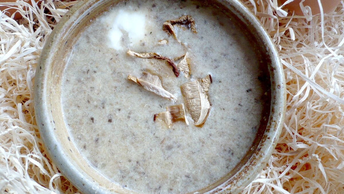 Грибной суп с курочкой «Ряба»