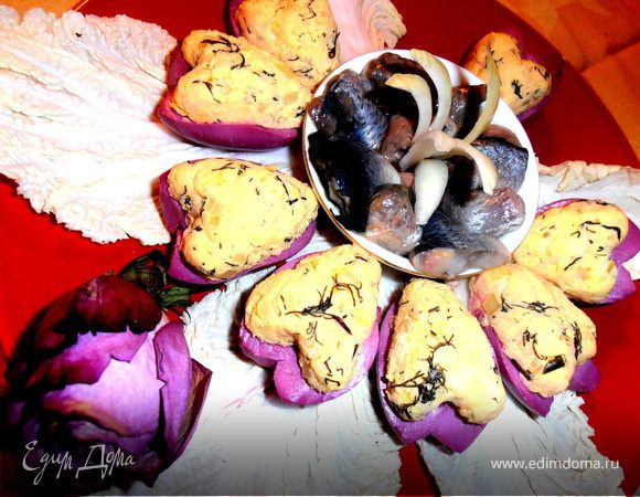 Сердечная закуска из сельди