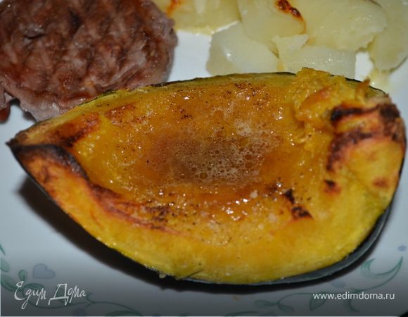 Акорн-тыква с апельсиновой глазурью