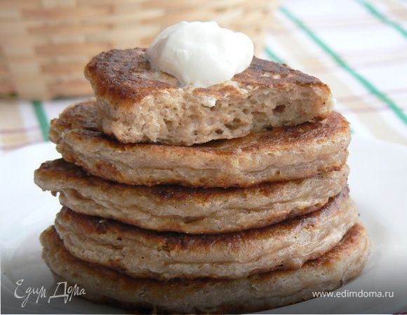 Гречишные оладьи с творогом