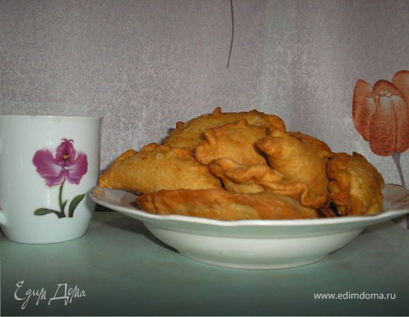 Чебуреки с печенью Чебуреки с печенью