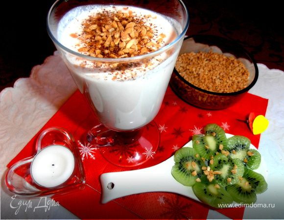 Творожный коктейль на завтрак