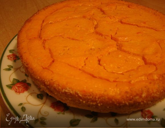 Творожный пудинг с морковью