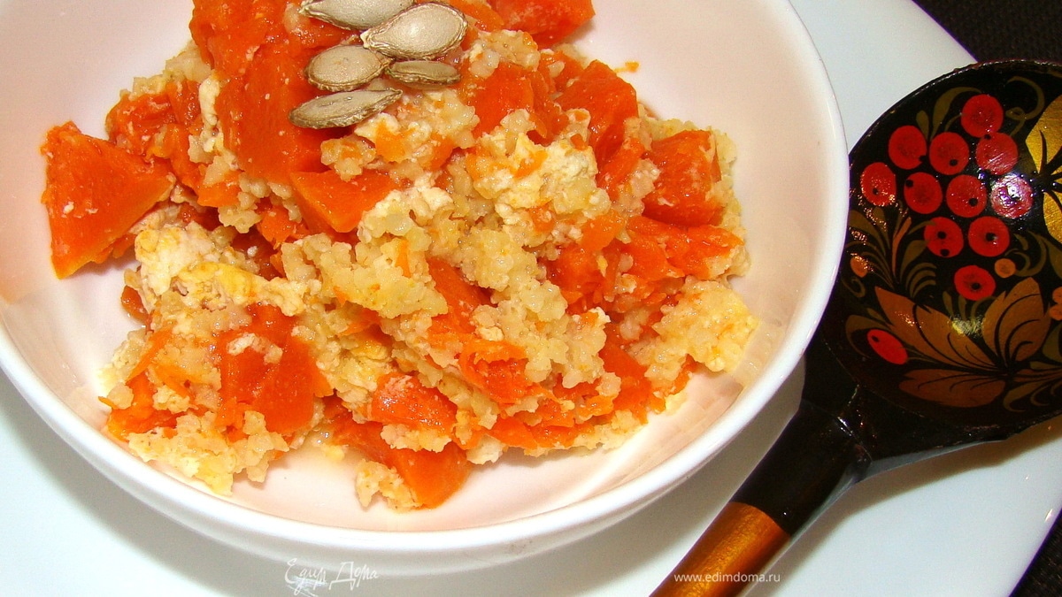 Каша тыквенная с пшеном