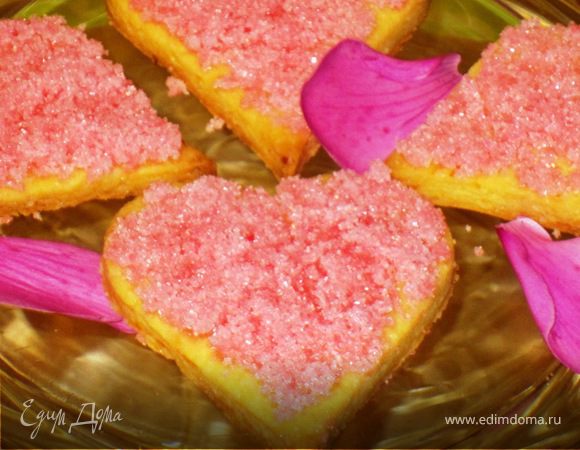 Печенье "Розовые кристаллики"