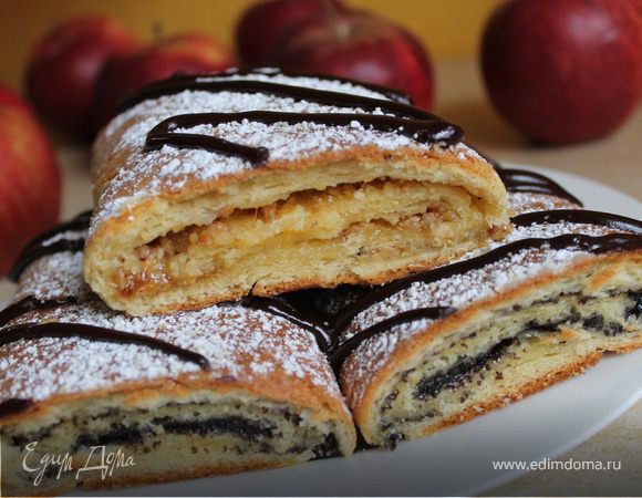 Банники из песочно-дрожжевого теста с начинкой Банники из песочно-дрожжевого теста с начинкой