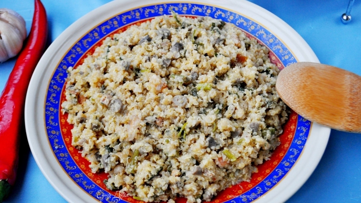 Кинотто с креветочным соусом