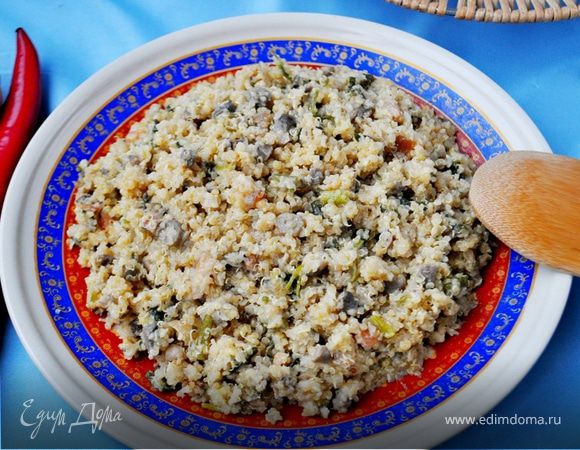 Кинотто с креветочным соусом