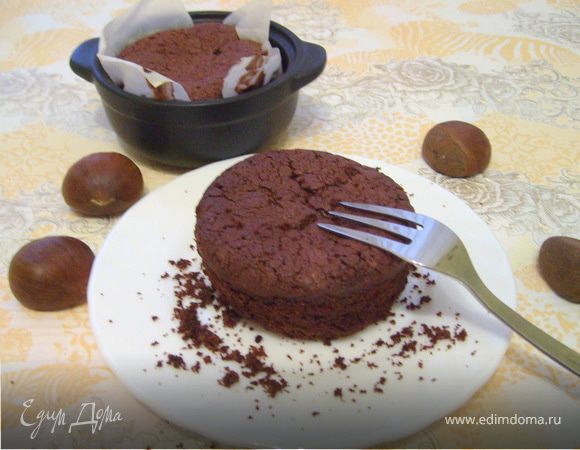 Трюфельные пирожные (мини-пироги) с каштанами