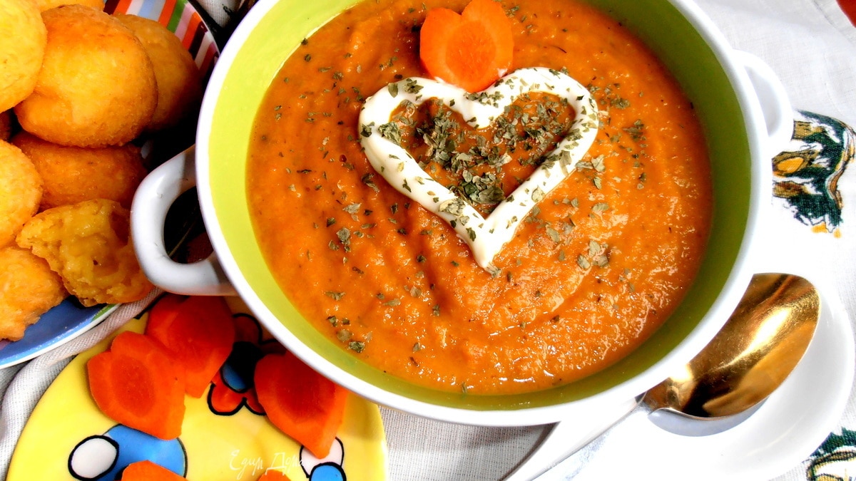 Солнечный супчик из морковки