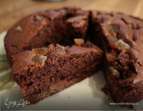 Шоколадный кекс с инжиром и имбирем Шоколадный кекс с инжиром и имбирем