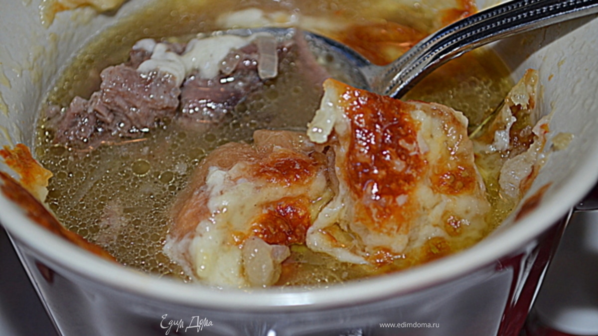 Суп с говяжьими ребрышками