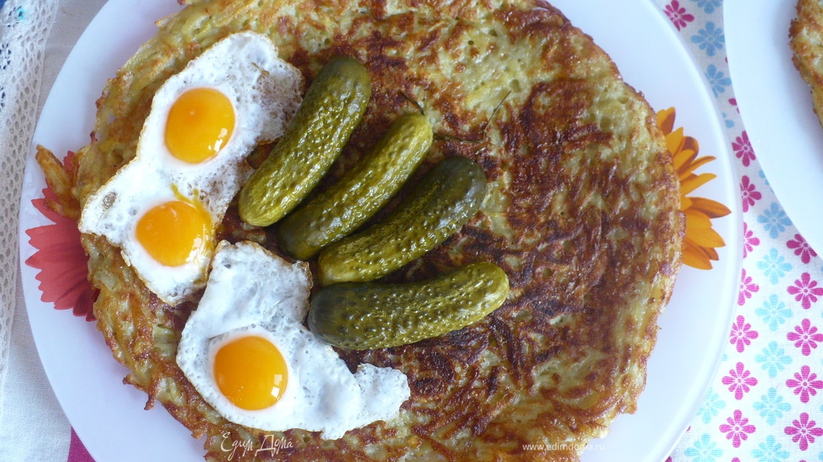 Решти из сырого картофеля  