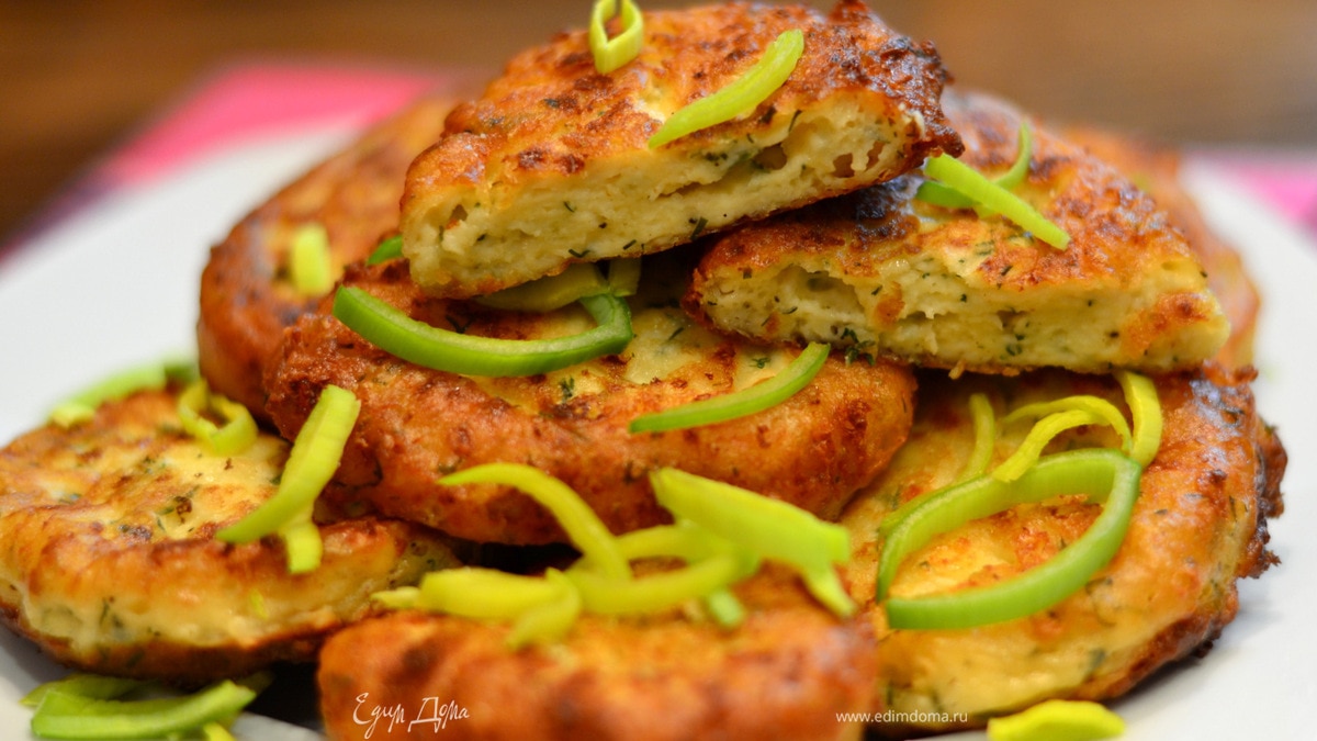 Сырные оладушки