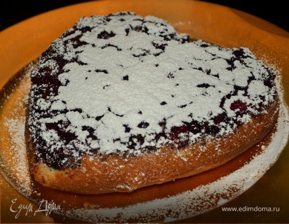 Ягодный кекс на кефире