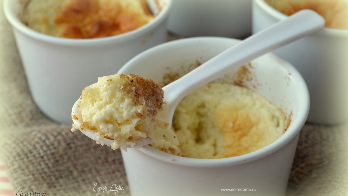 Воздушное, как облако, суфле из пармезана