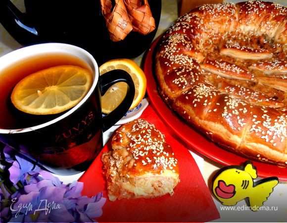 Рыбный пирог для мужа-рыбака Рыбный пирог для мужа-рыбака