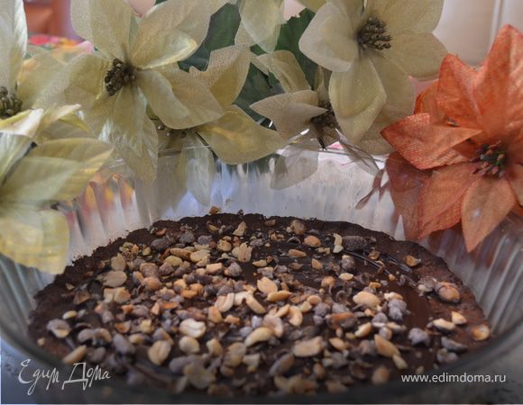 Шоколадный шортбред с орехами (shortbread) Шоколадный шортбред с орехами (shortbread)