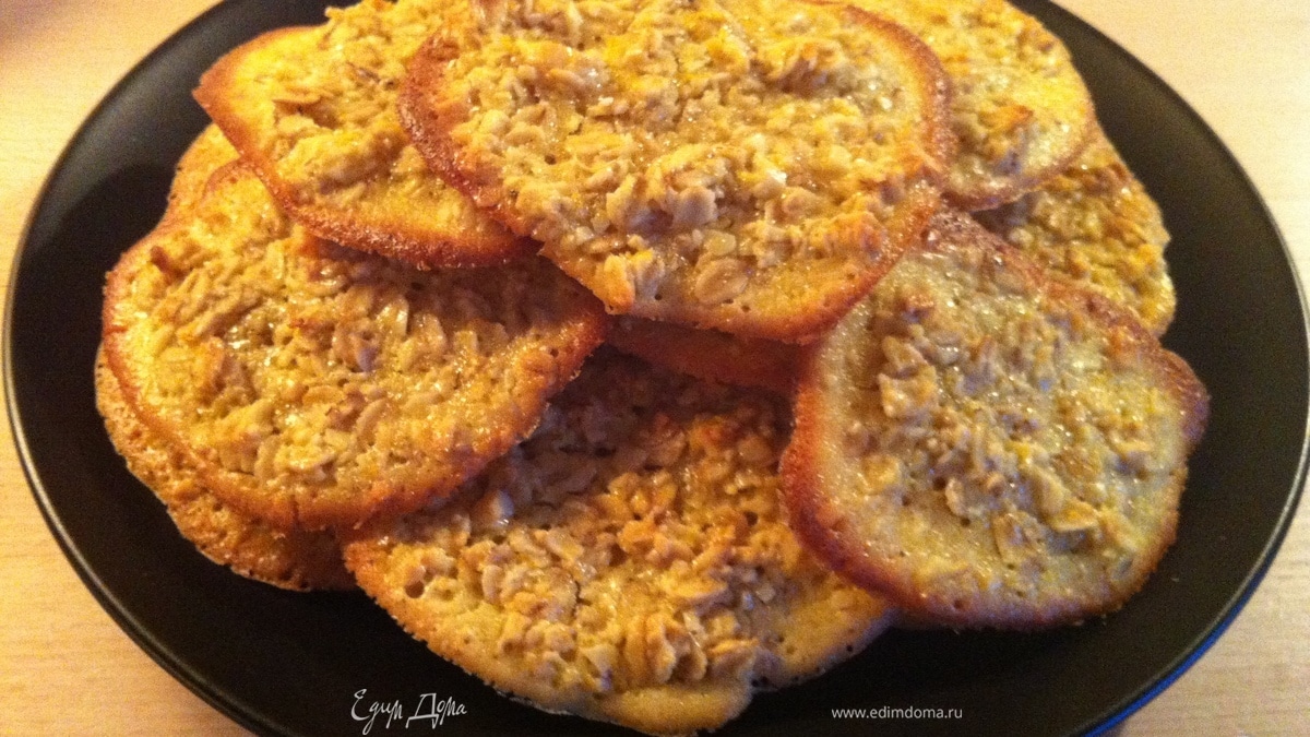 Овсяное печенье с миндалем