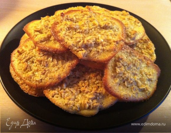 Овсяное печенье с миндалем Овсяное печенье с миндалем