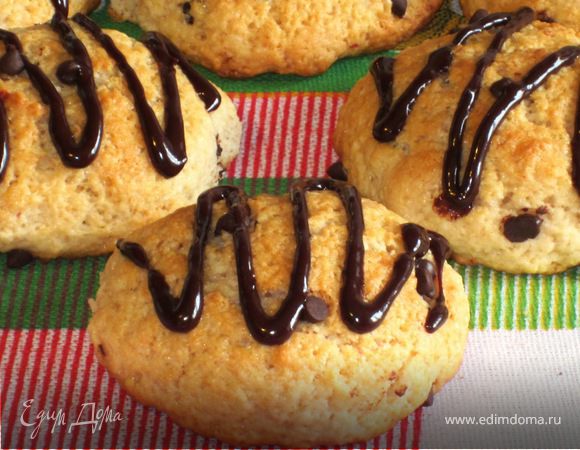 Йогуртовое печенье с шоколадными каплями