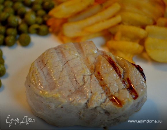 Свиные медальоны в маринаде Свиные медальоны в маринаде