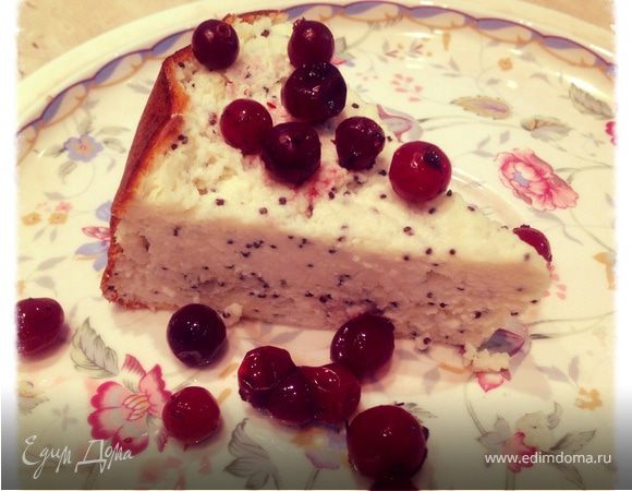 Творожная запеканка с маком Творожная запеканка с маком