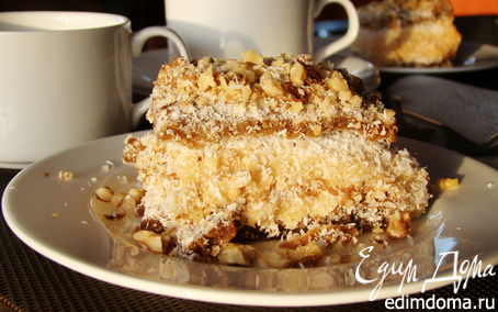 Рецепт Кокосовое пирожное (Coconut Milk Bars)