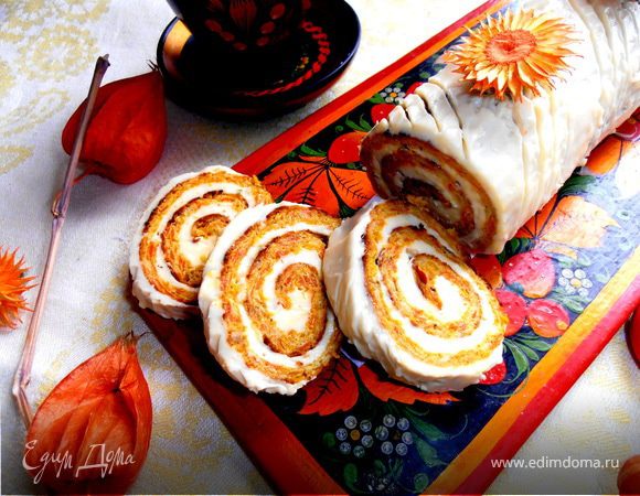 Овощной рулет-закуска (без муки!) 